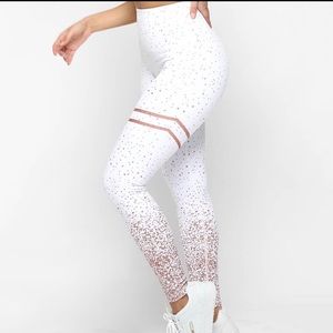 Bundle of 3 leggings w/ metallic print 🧘🏻‍♀️NWOT